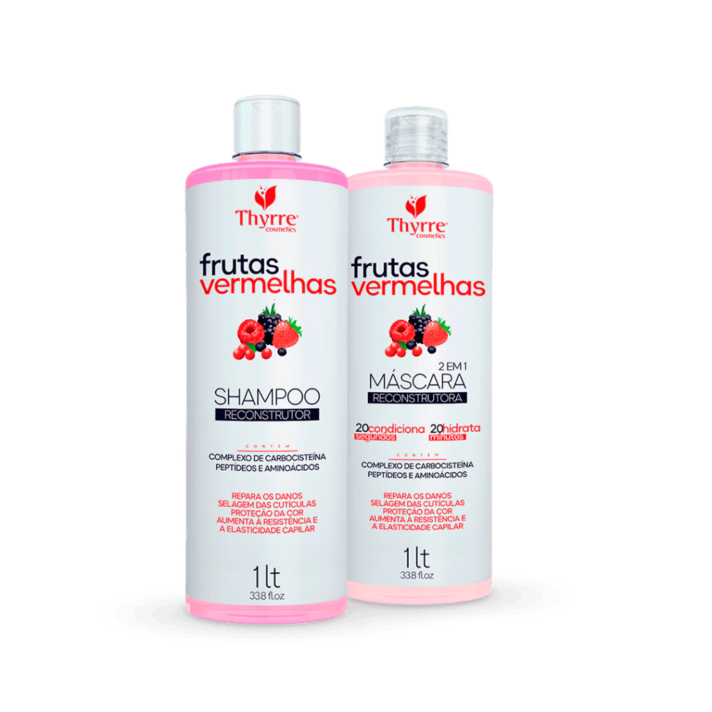 Kit Frutas Vermelhas Reconstrutor 1L&350ML