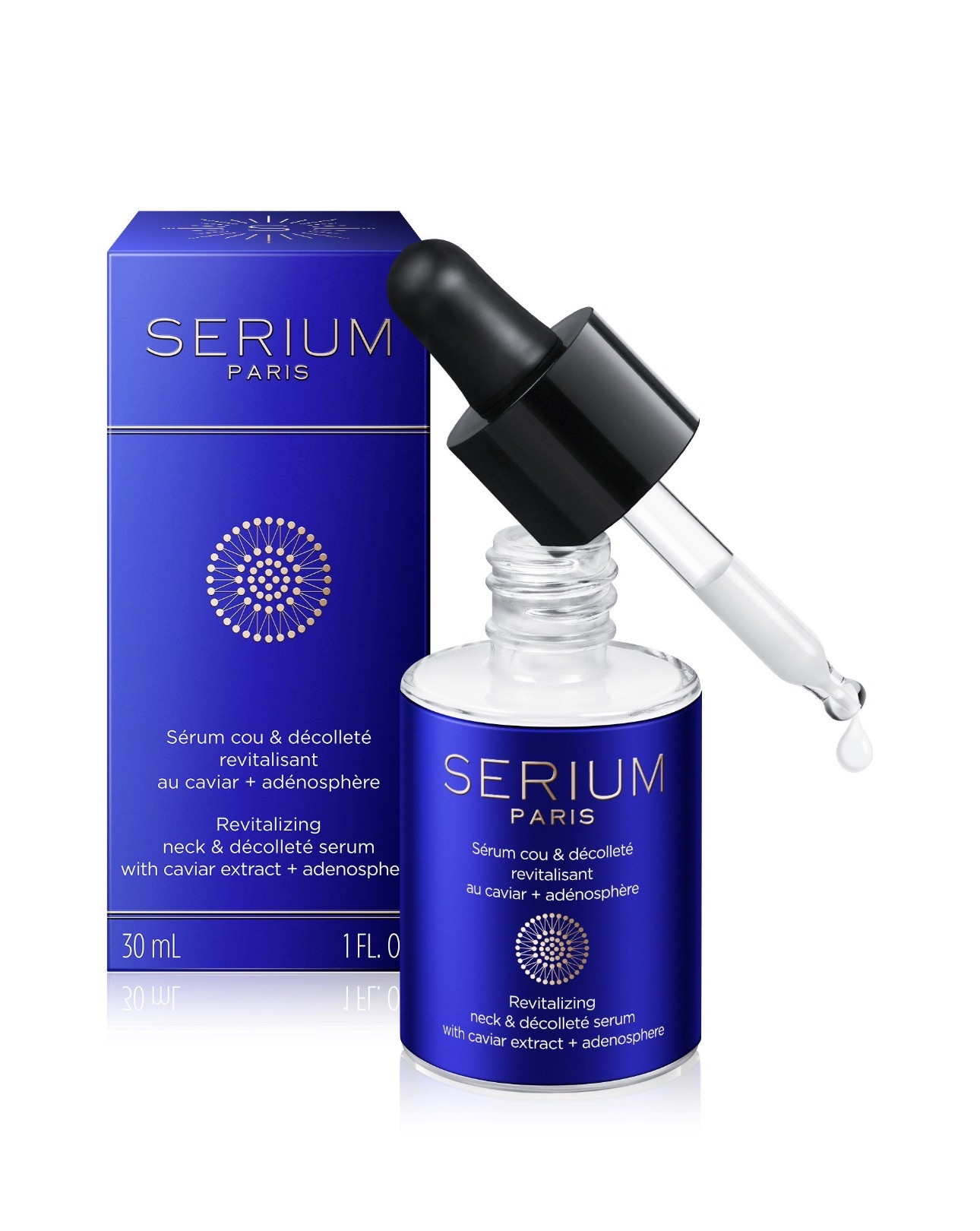Serium Revitalizing Neck & Décolleté Serum – Caviar & Adenosine