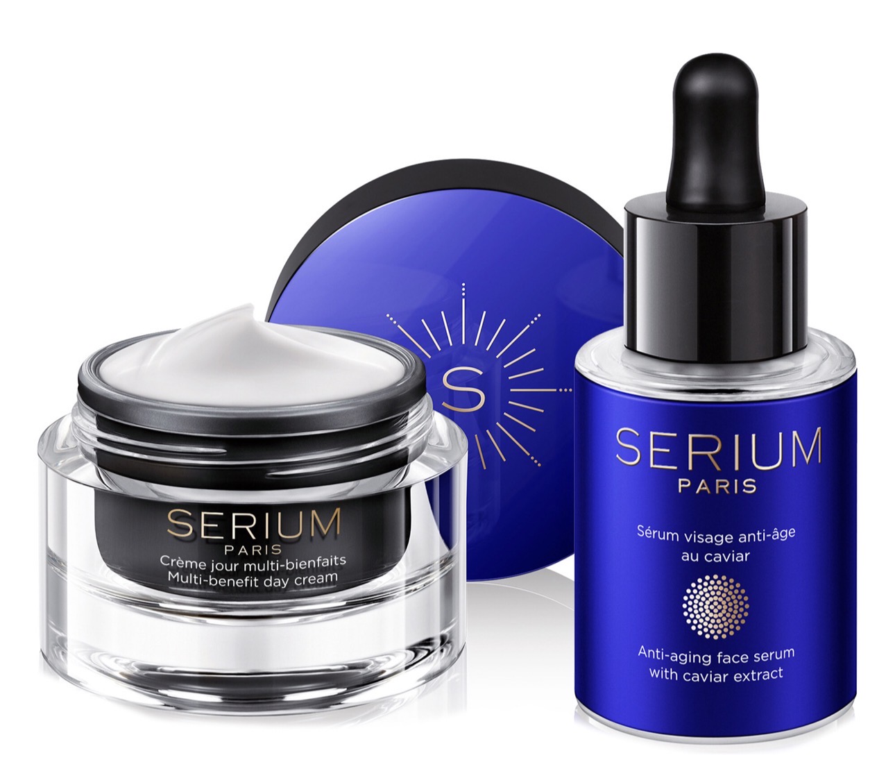 Serium Multi-Benefit Day Cream – Hydrate, Regenerate & Glow 	2.	Serium Anti-Aging Caviar Serum – Nourish, Smooth & Protect