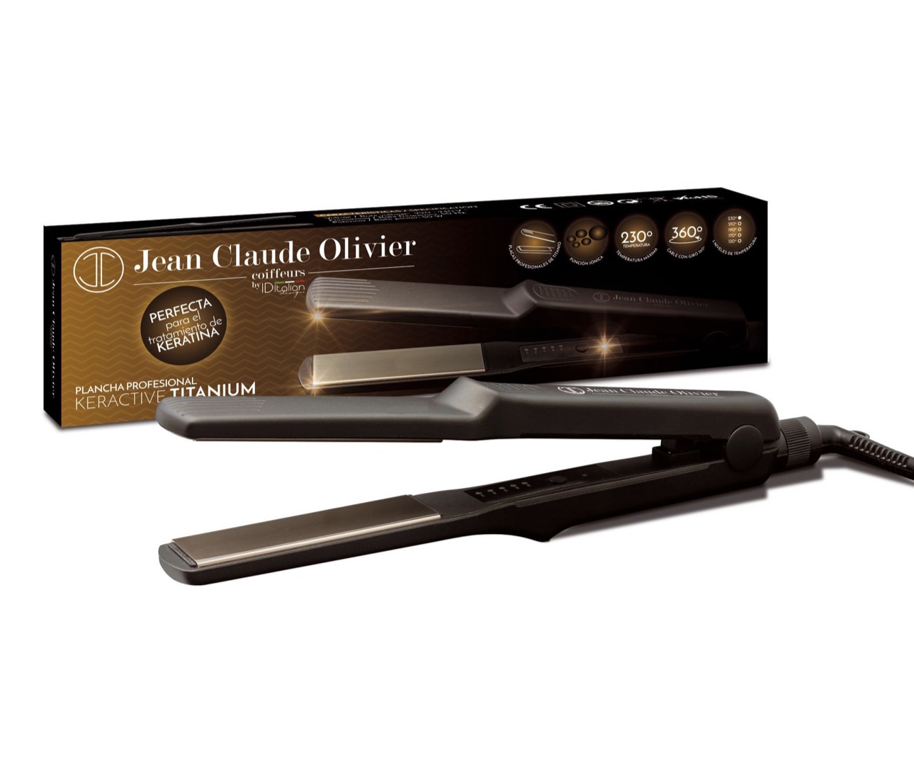 Keractiv Titanium Professional Ionic Hair Straightener – 230°C